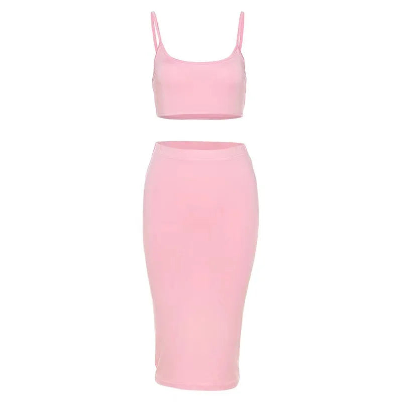 Sleek-Sculpt Skirt Set