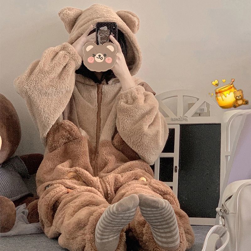 Cuddle-Bear Onesie Pajamas