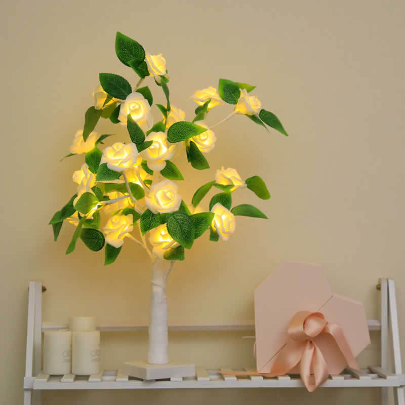 Forever-Rose Bouquet Lamp