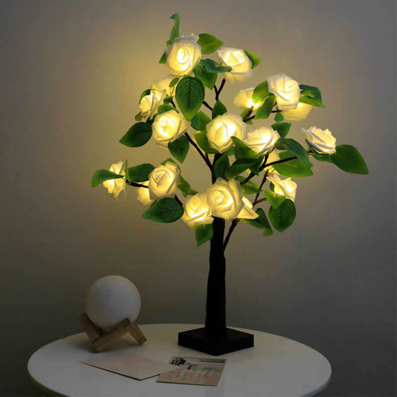 Forever-Rose Bouquet Lamp