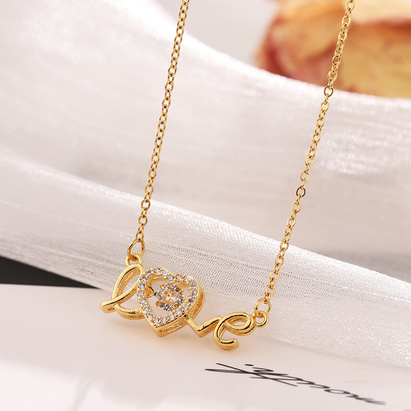 Golden-Love Dainty Chain