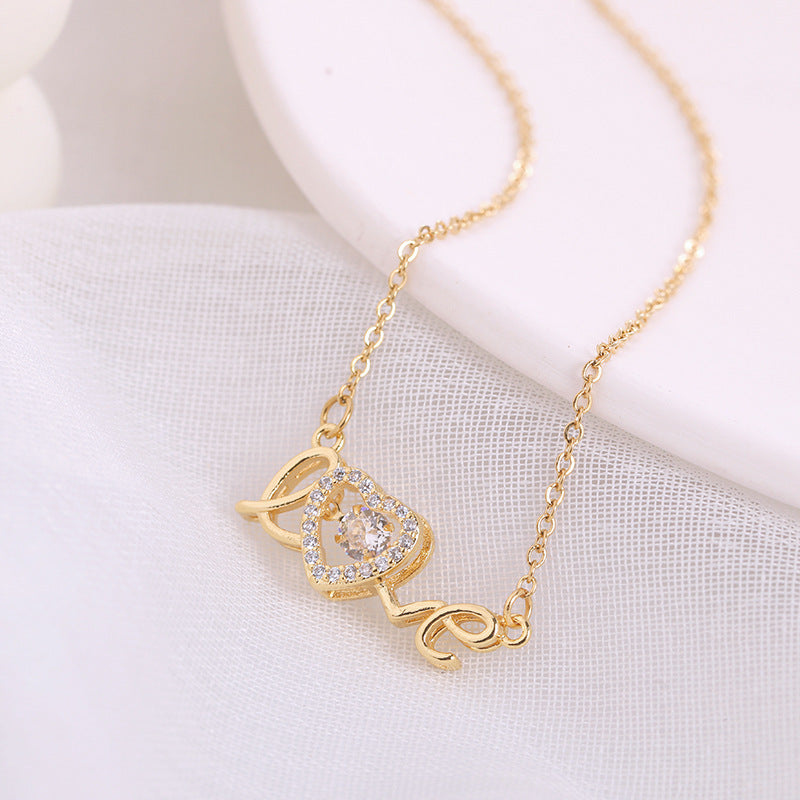 Golden-Love Dainty Chain