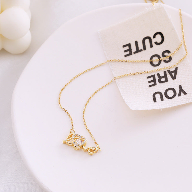 Golden-Love Dainty Chain