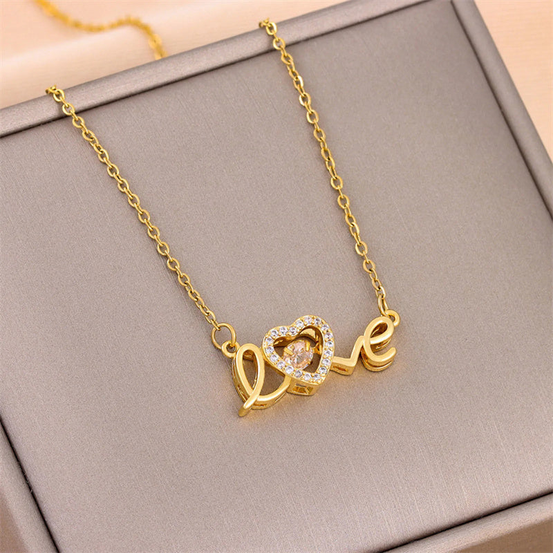 Golden-Love Dainty Chain
