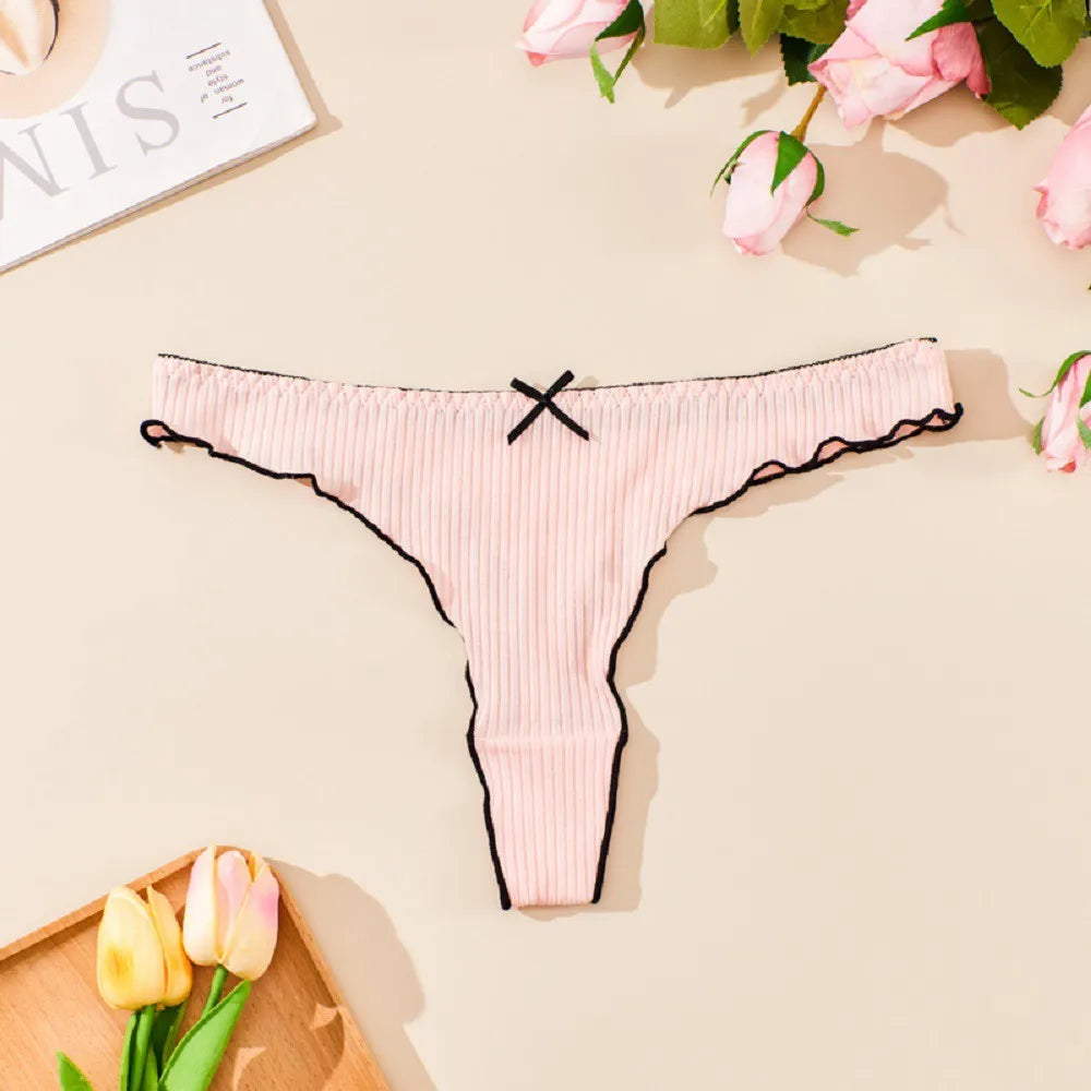 Bikini-Soft Cotton Thong