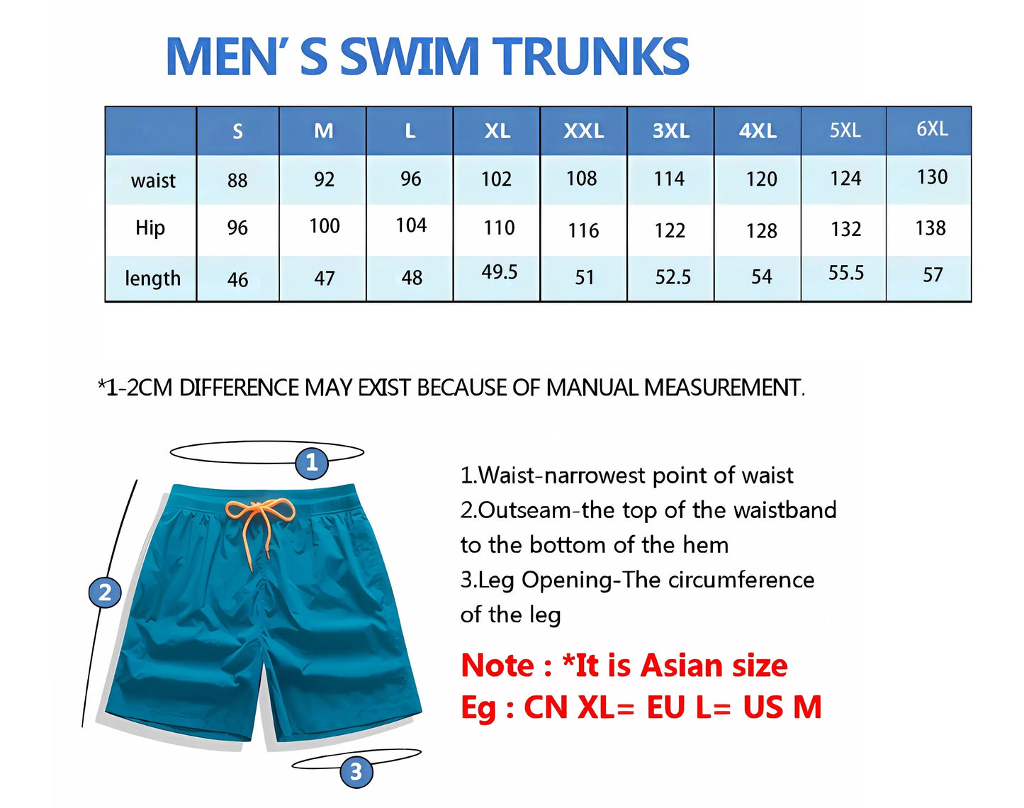 Divine-Touch Swim Trunks