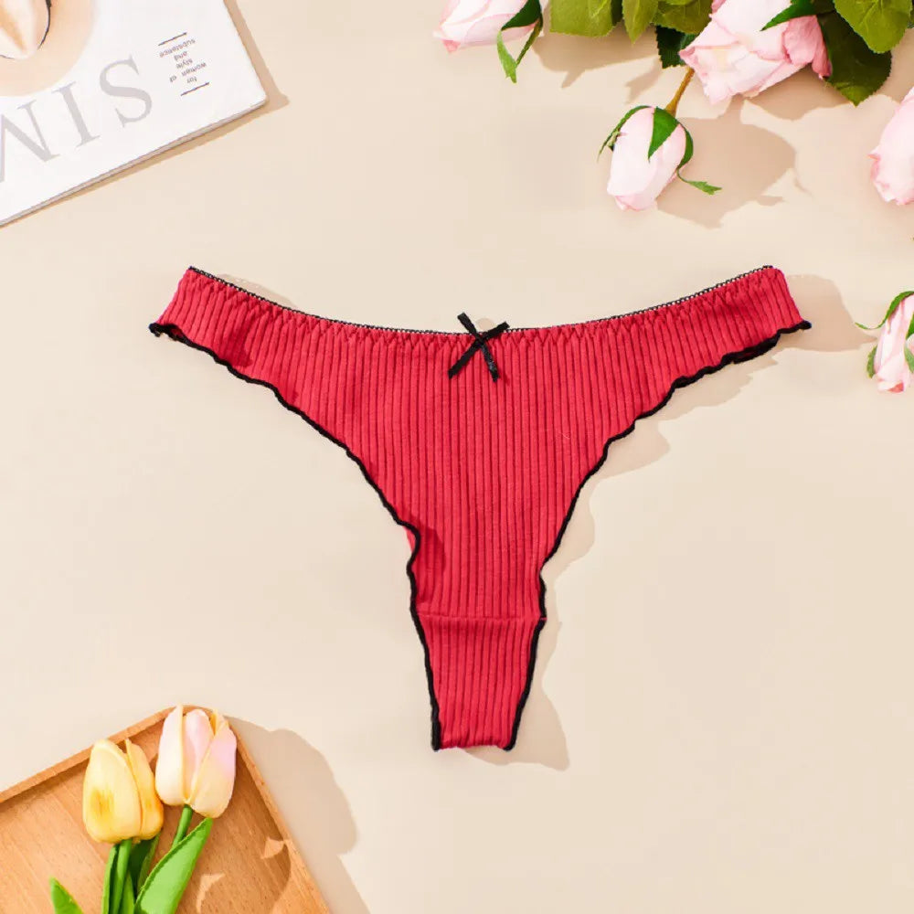 Bikini-Soft Cotton Thong