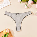 Bikini-Soft Cotton Thong