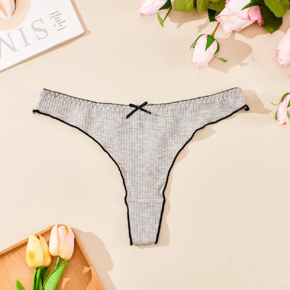 Bikini-Soft Cotton Thong