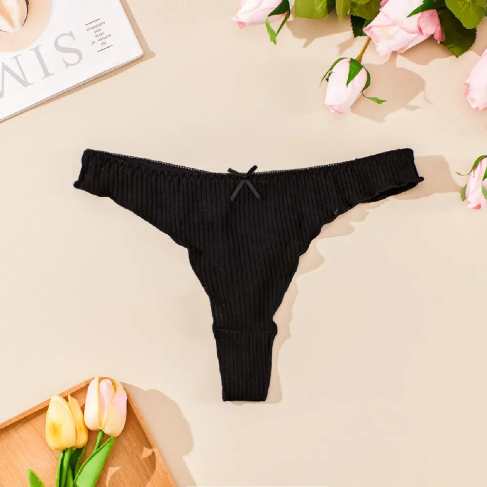 Bikini-Soft Cotton Thong