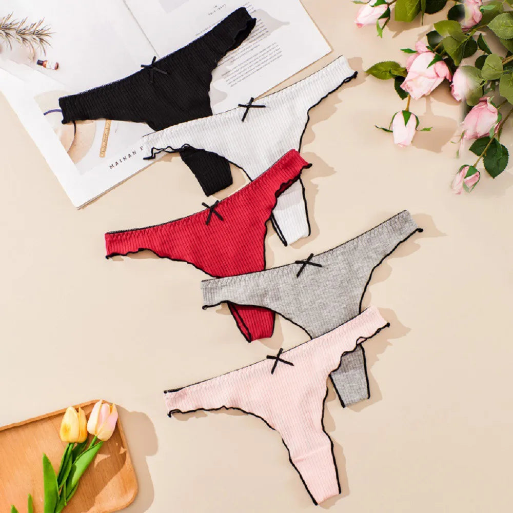 Bikini-Soft Cotton Thong