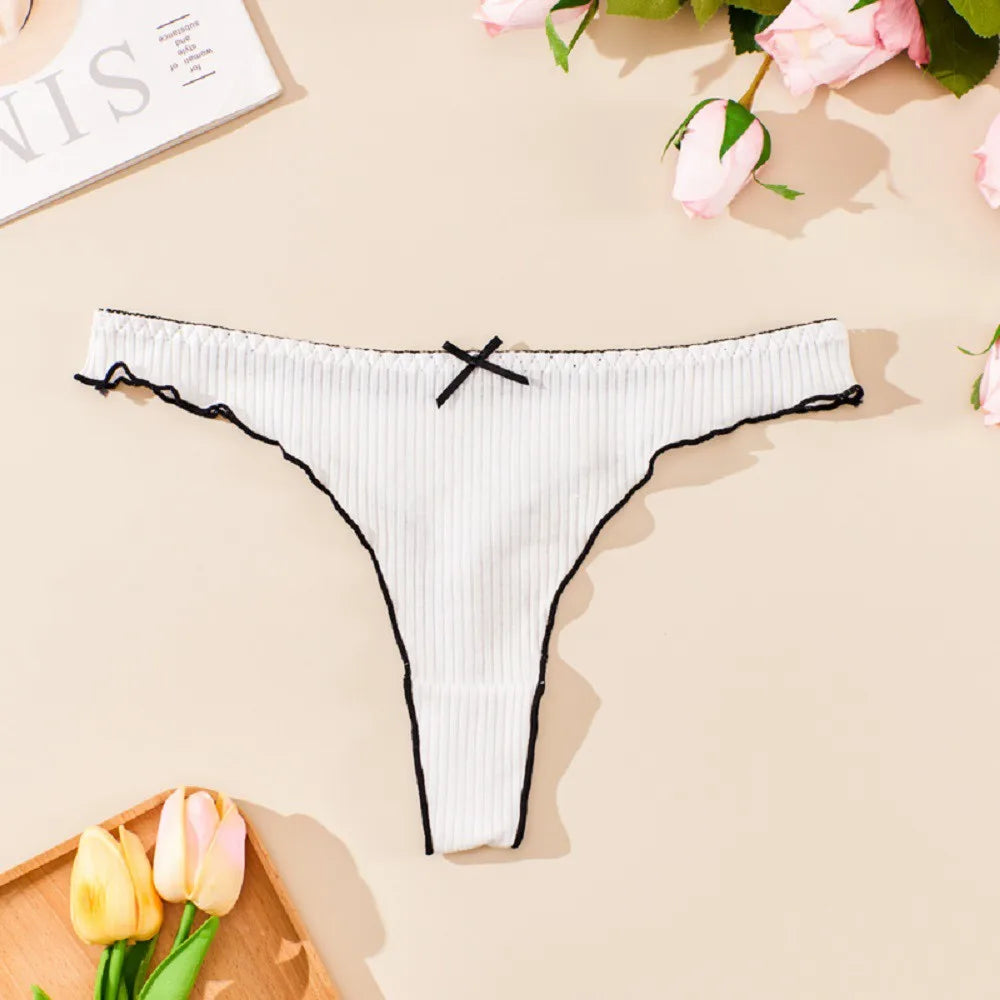 Bikini-Soft Cotton Thong