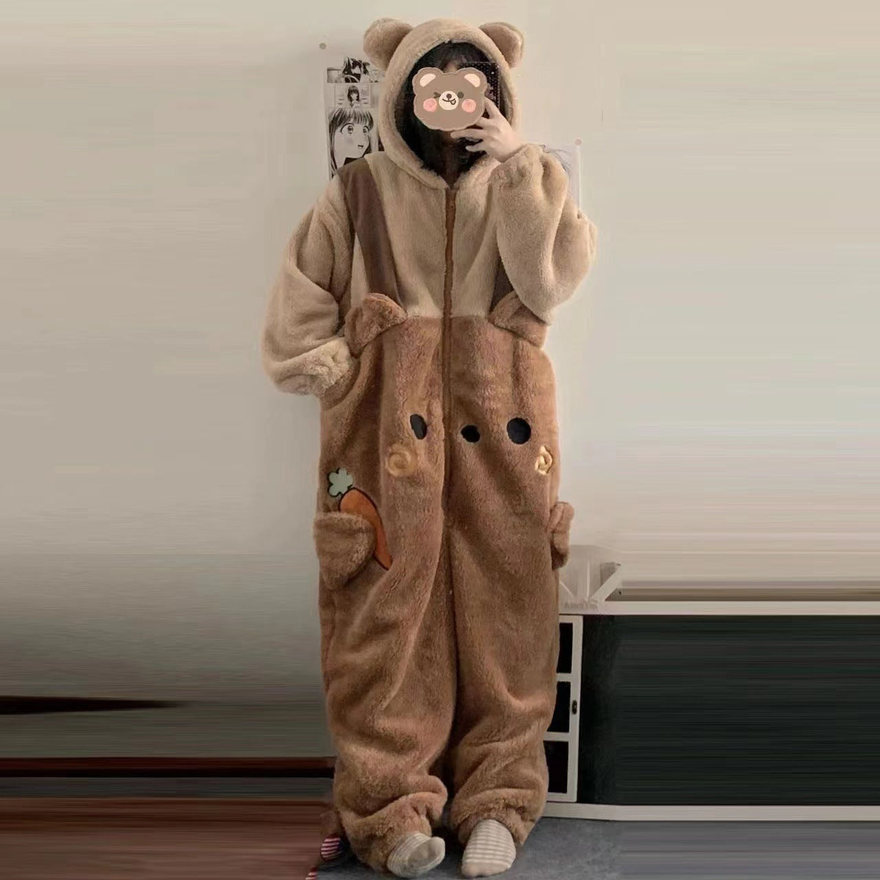 Cuddle-Bear Onesie Pajamas