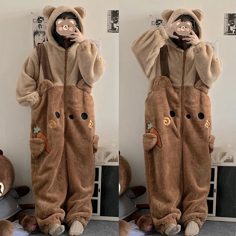 Cuddle-Bear Onesie Pajamas